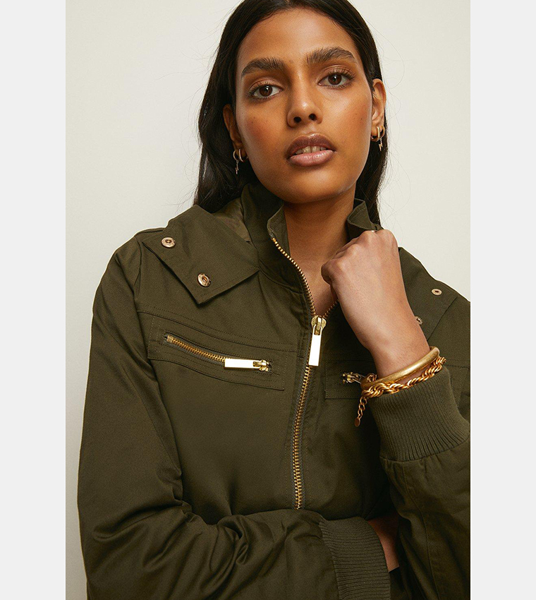 Lightweight khaki parka womens deals