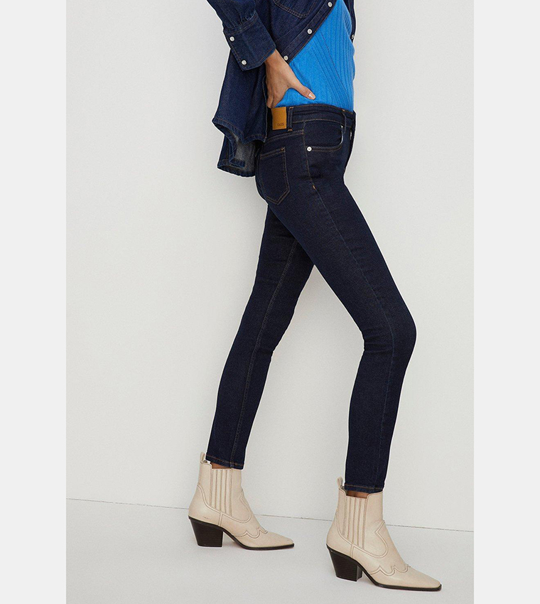 Short Cherry Organic Sculpting Slim Fit Jeans