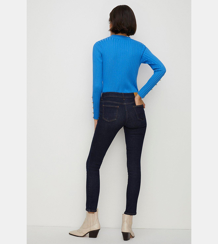 Short Cherry Organic Sculpting Slim Fit Jeans