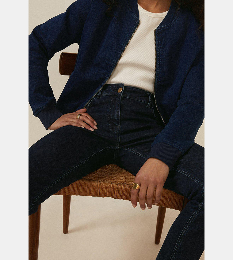 Short Cherry Organic Sculpting Slim Fit Jeans