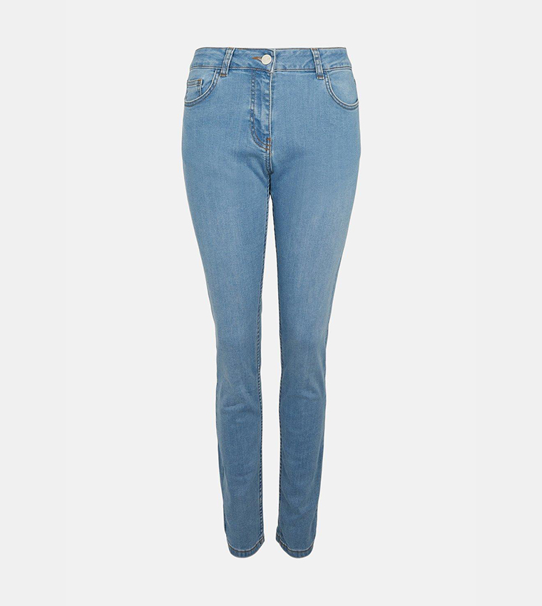 Buy Oasis Cherry Organic Sculpting Slim Fit Jeans In Blue 6thStreet UAE