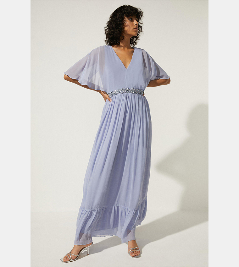 Oasis embellished hot sale maxi dress