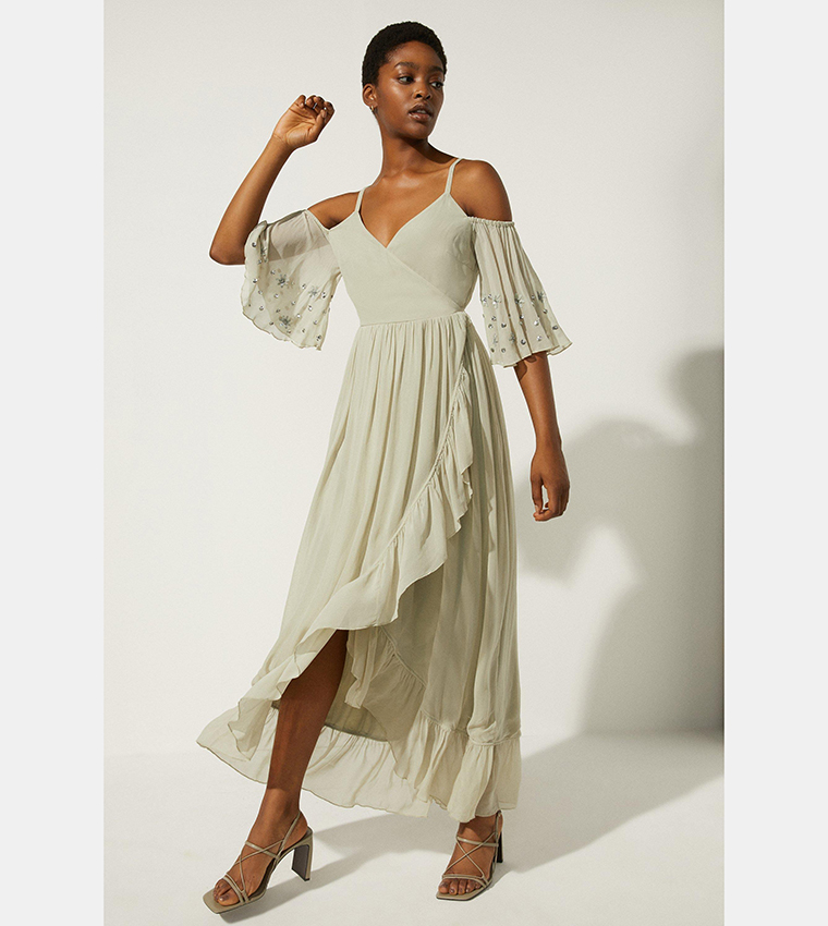 Oasis embellished dress cheap