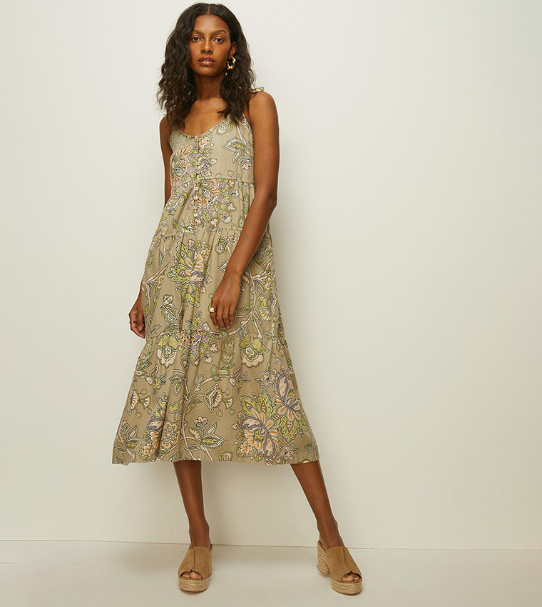 Oasis khaki dress store