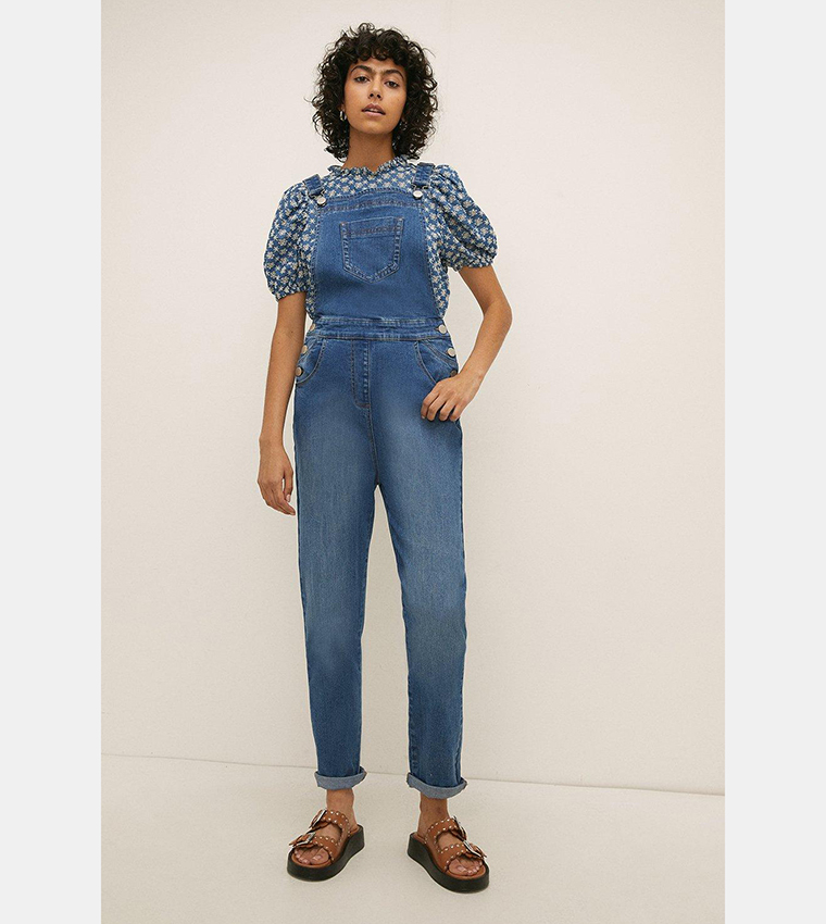 Mom fit dungarees discount