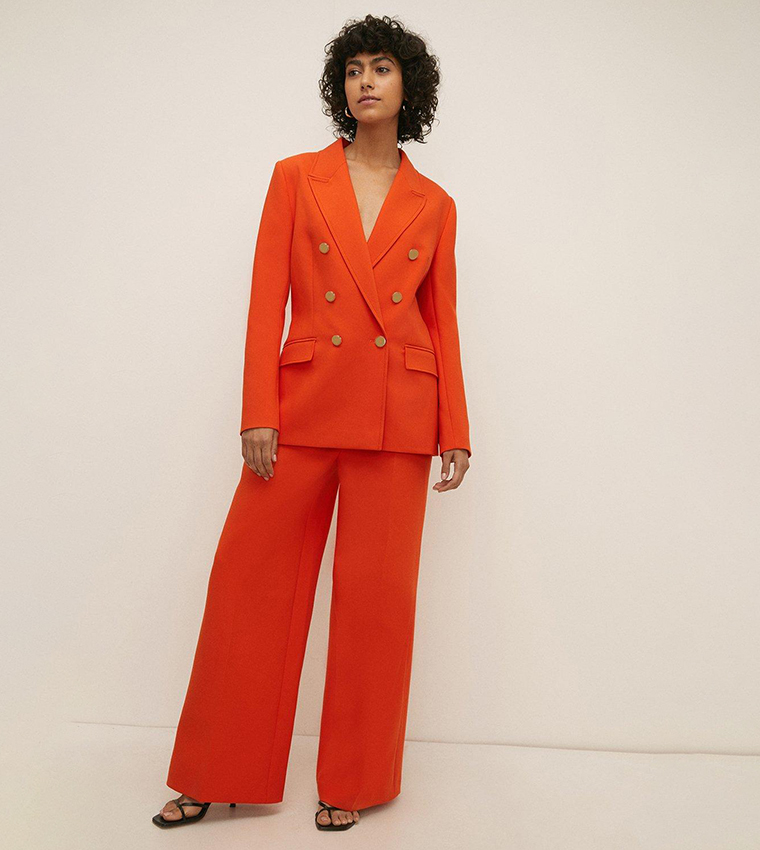 Buy Oasis Premium Longline Blazer In Orange 6thStreet Kuwait