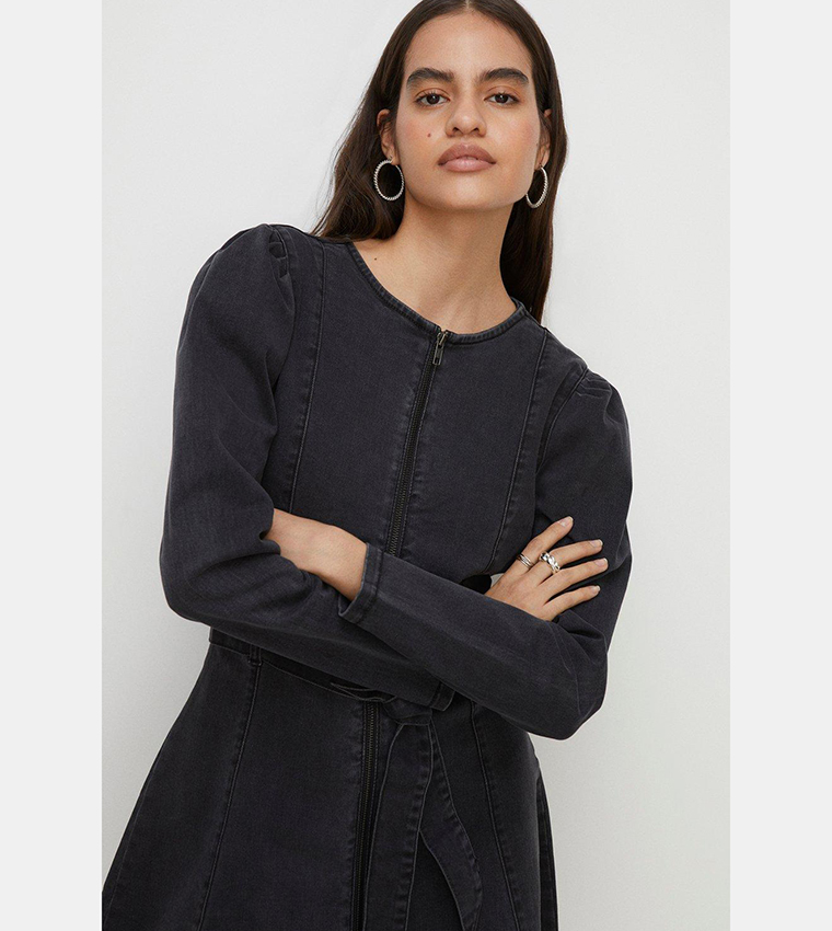 Denim skater dress oasis shop