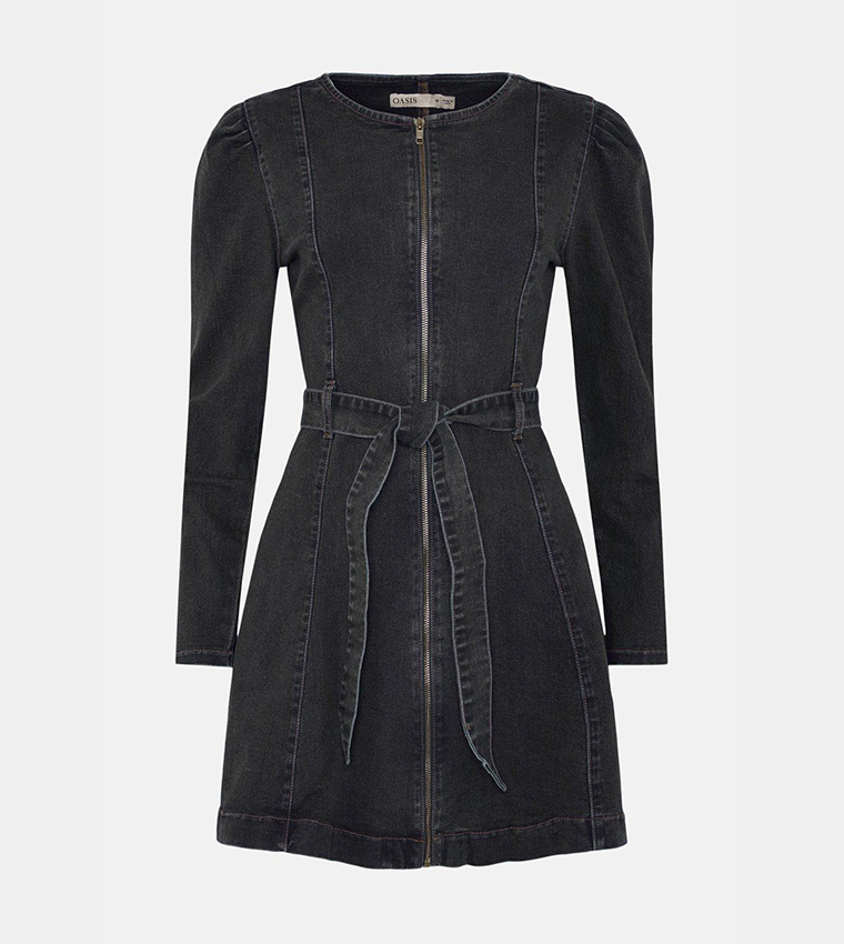 Denim skater dress oasis shop