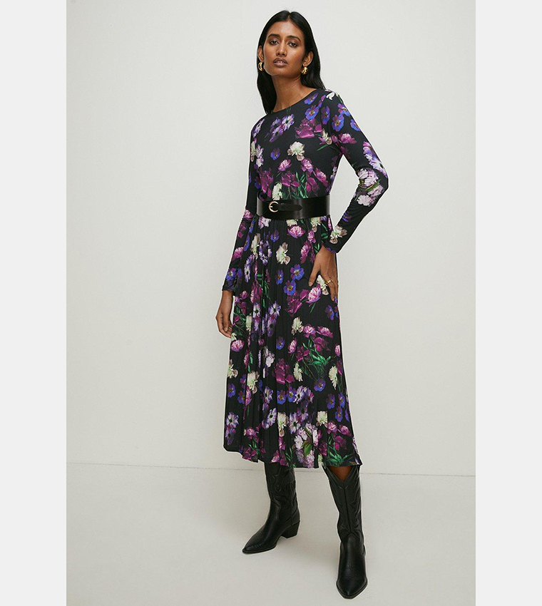 purple oasis dress Free People Oasis Midi Dress Black XS