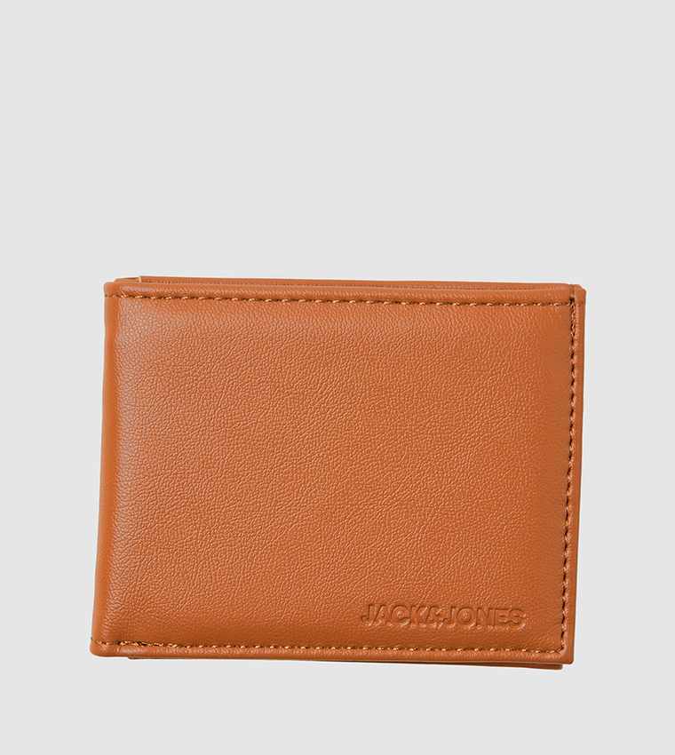 Logo Embossed Bi Fold Wallet