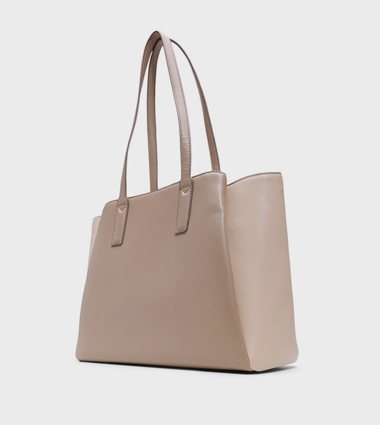ABAVAS Color Block Tote Bag