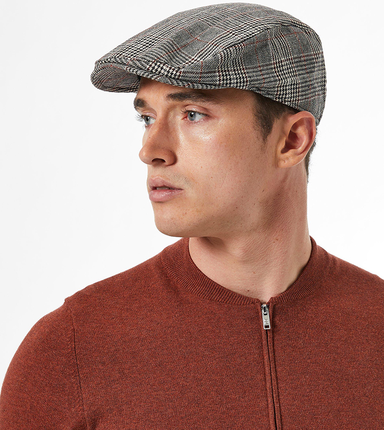 Plaid Flat Cap