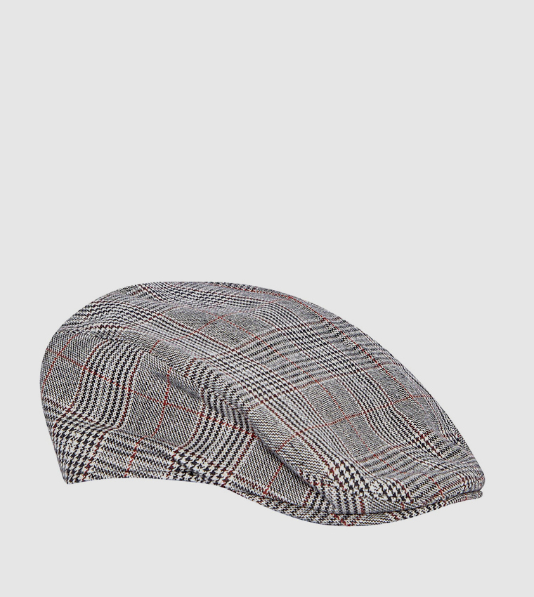 Plaid Flat Cap