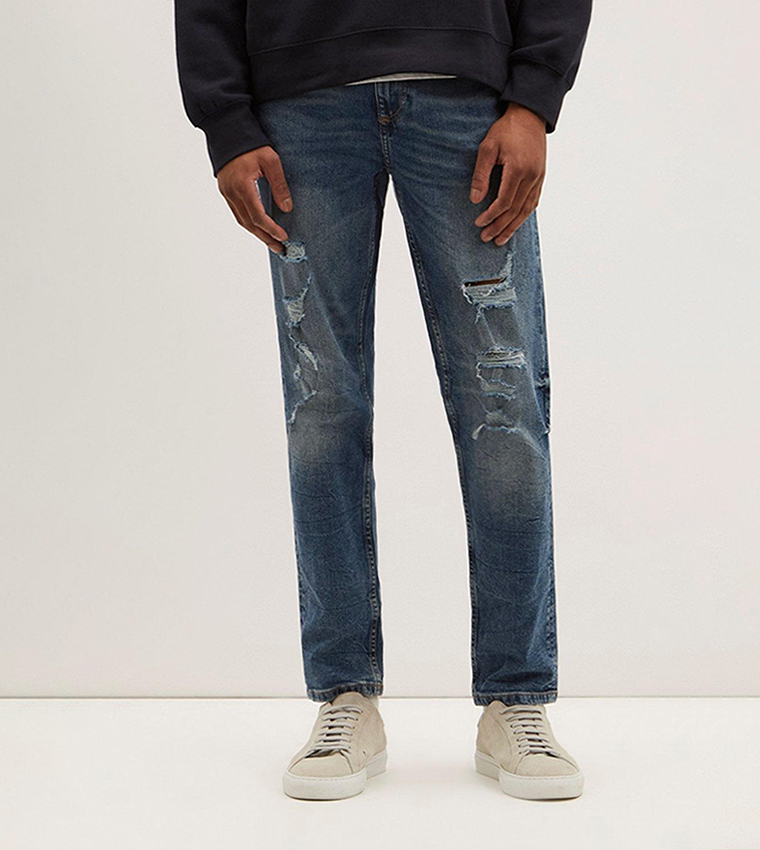 Burton orders ripped jeans