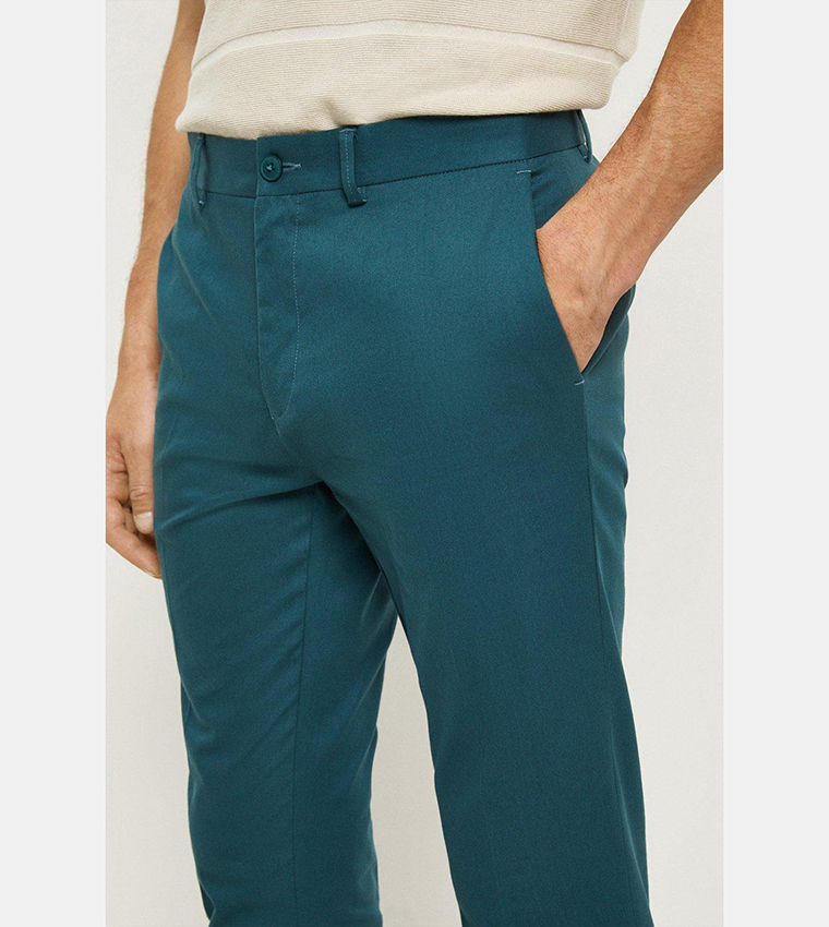 بنطال تشينو مطاطي بقصة ضيقة