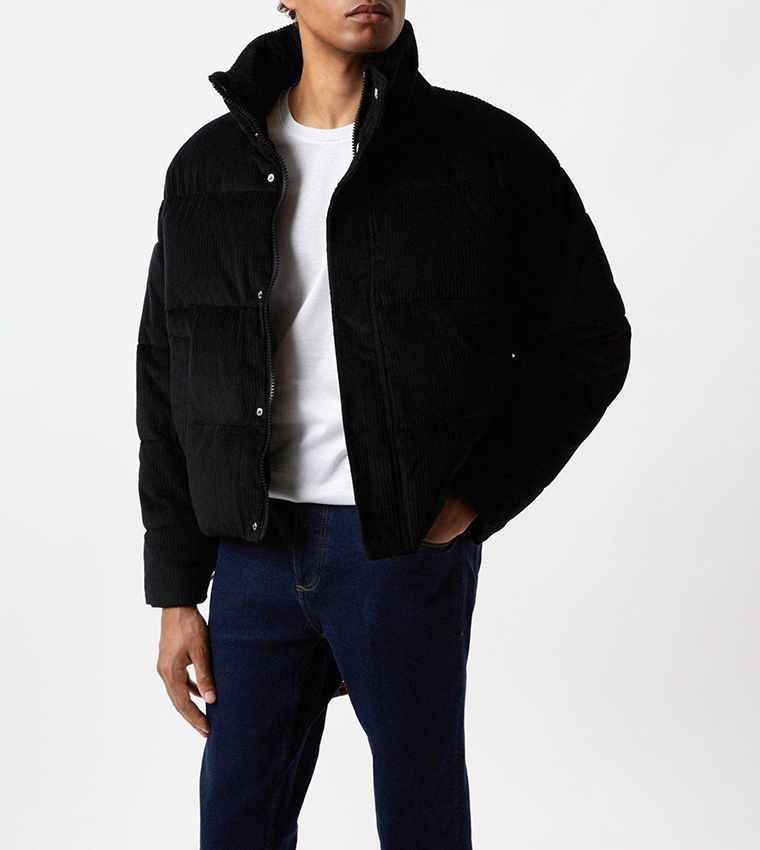 Buy Burton Cord Crop Puffer Jacket In Black 6thStreet Oman