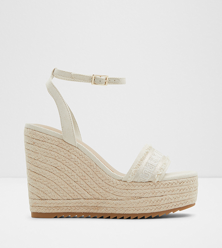 Aldo white wedges shop