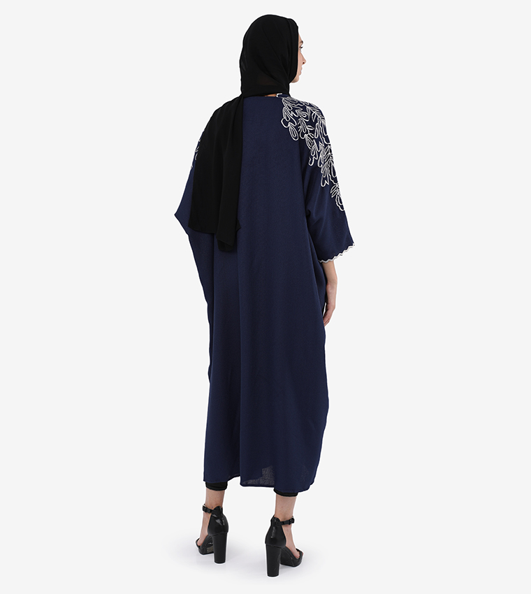Shoulder Embroidered Abaya