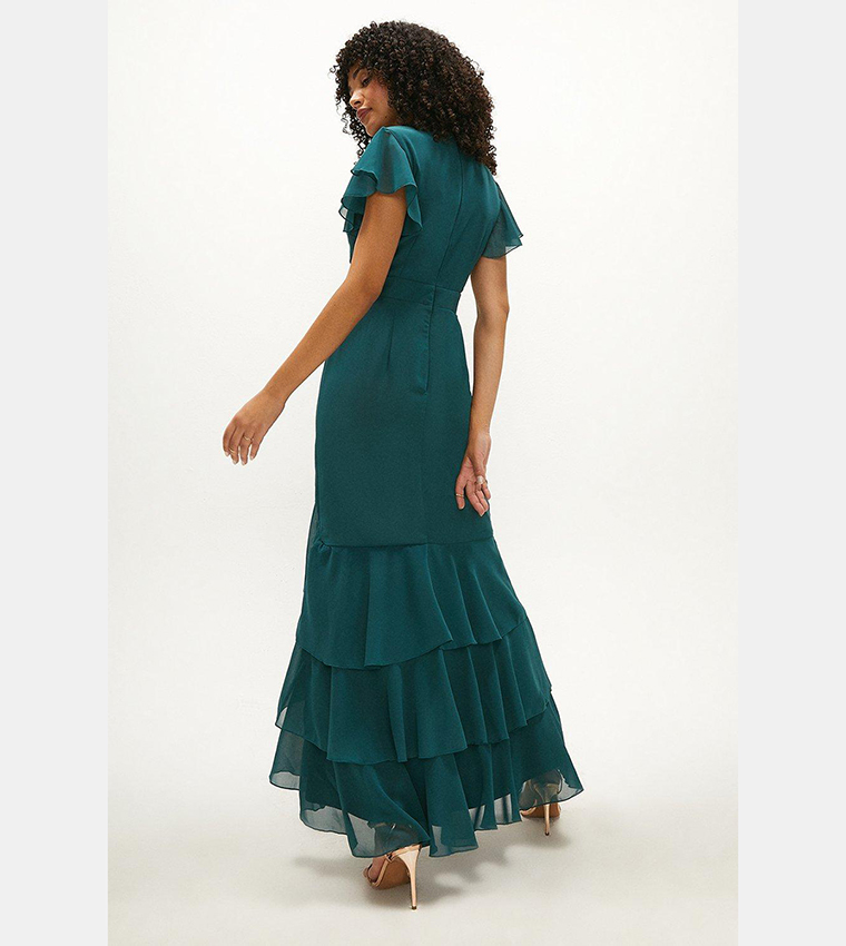 Forrest Ruffle Sleeve Dress