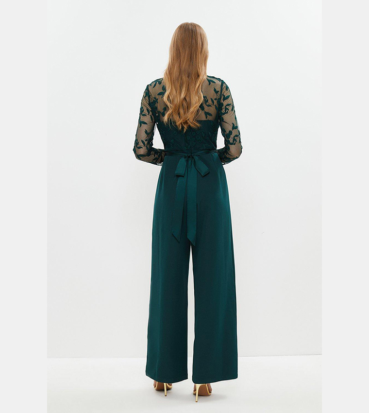 Coast green best sale lace jumpsuit