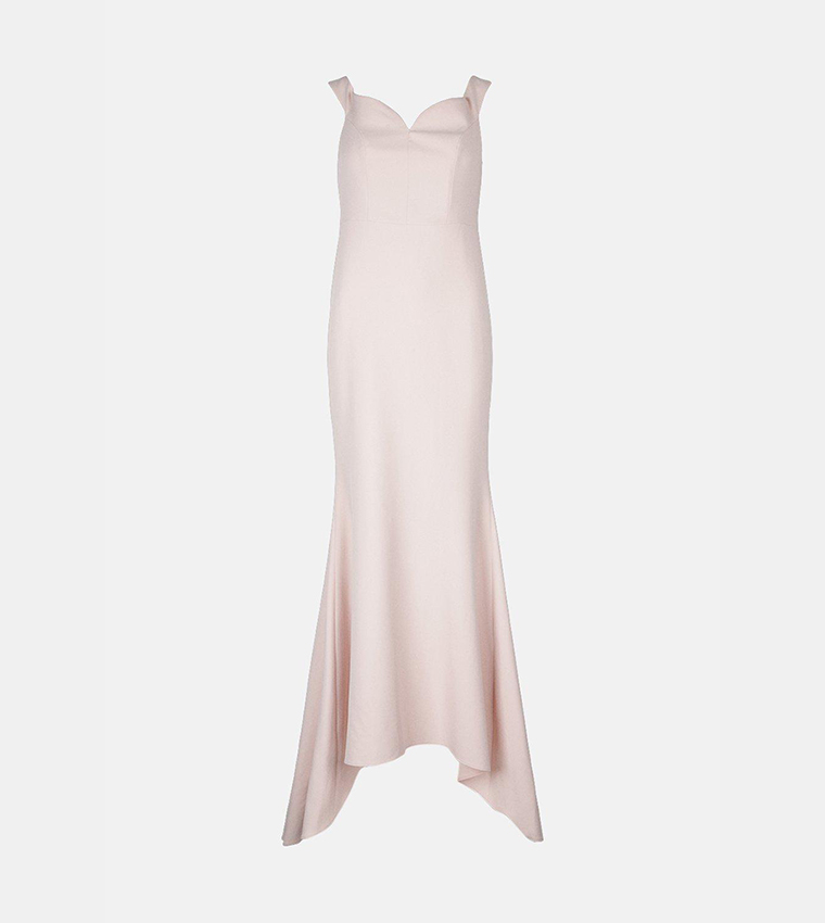 Buy Coast Sweetheart Bardot Maxi Dress In Blush 6thStreet UAE