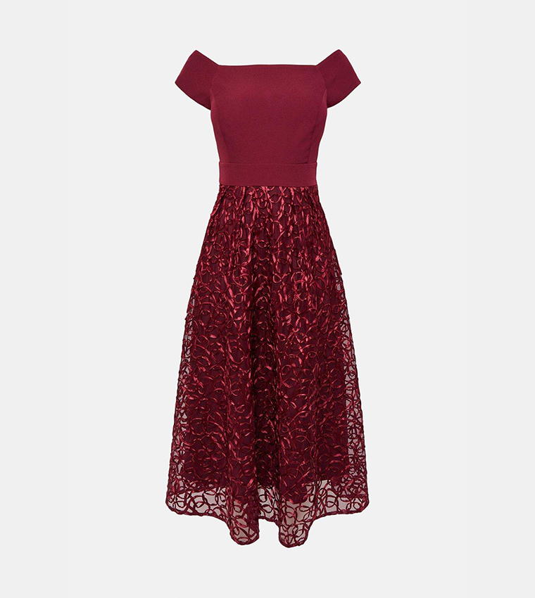 Coast maroon clearance dress