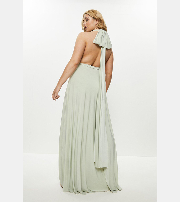 Buy Coast Multiway Jersey Maxi Dress In PISTACHIO | 6thstreet Qatar