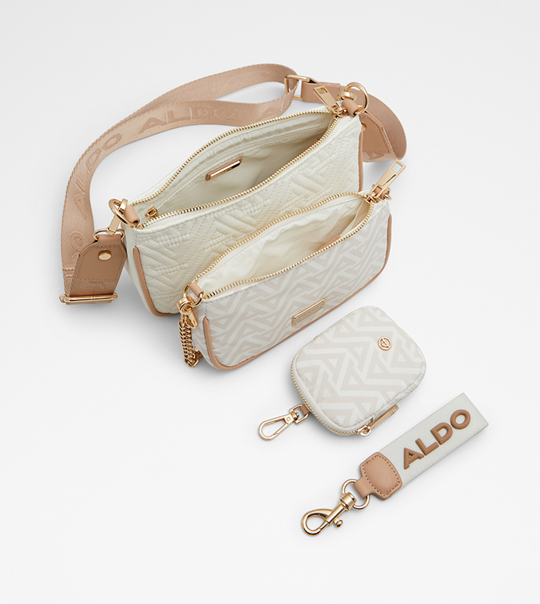 ACERAR Monogram Crossbody Bag