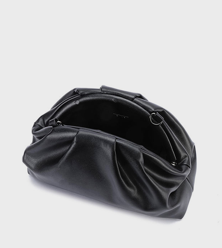 Ruched Clutch Bag