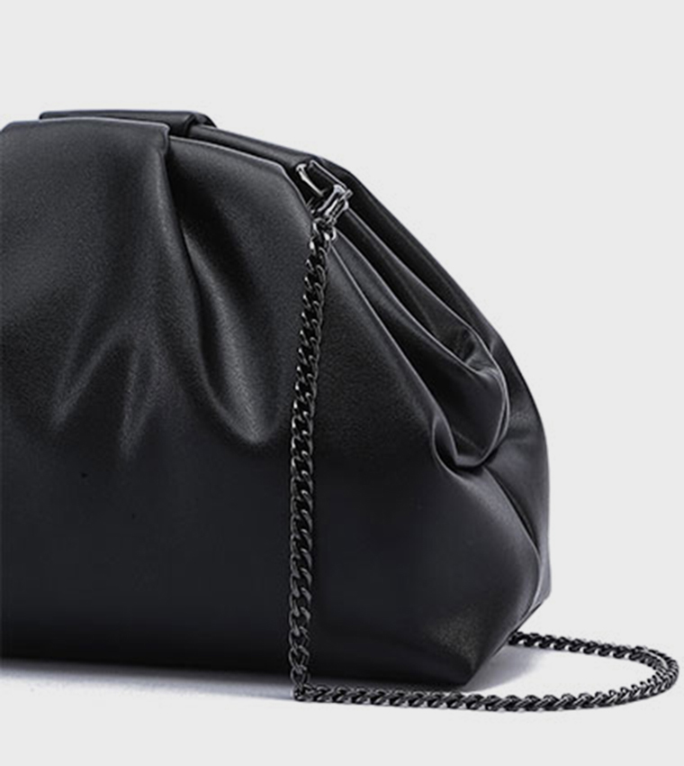 Ruched Clutch Bag