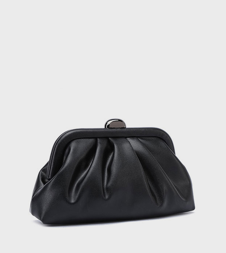 Ruched Clutch Bag