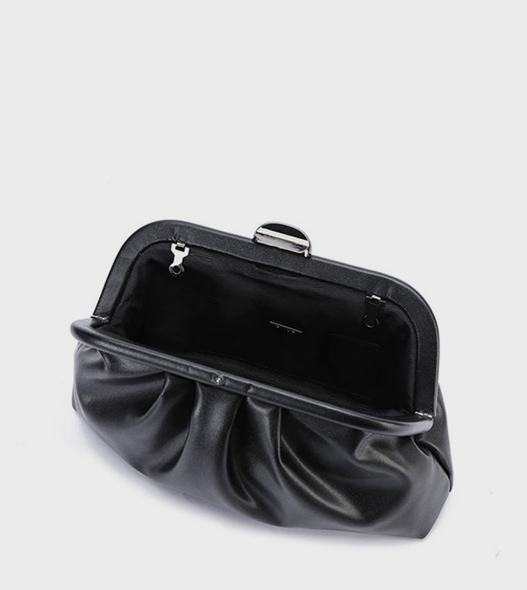 Ruched Clutch Bag