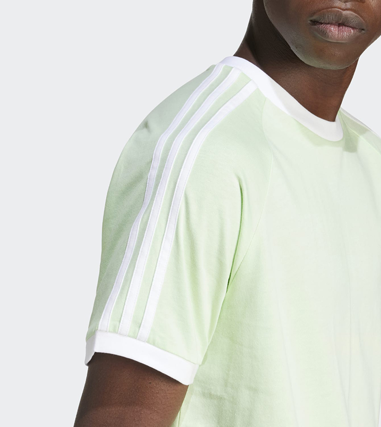 Adidas 3 stripes green best sale