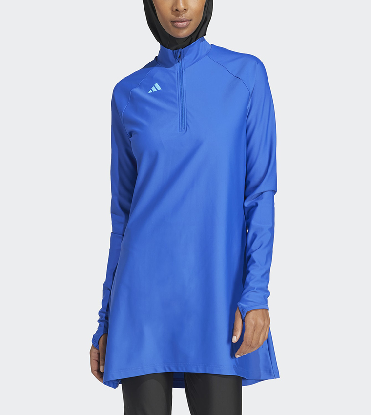 3-Stripes Long Sleeves Swim Top