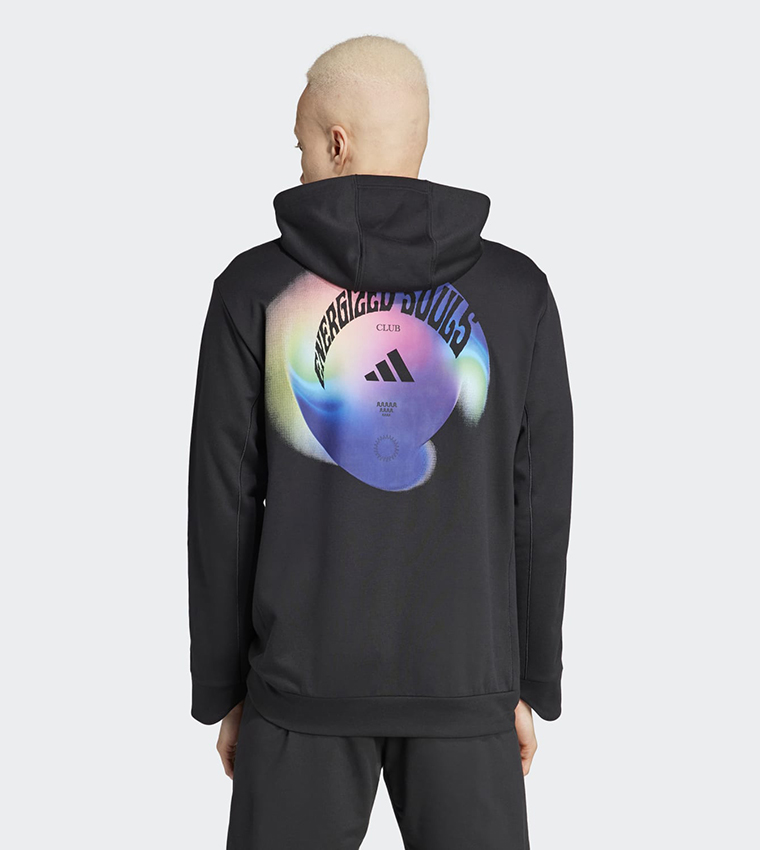 Buy Adidas Yoga Logo Printed Hoodie In Black 6thStreet Saudi Arabia