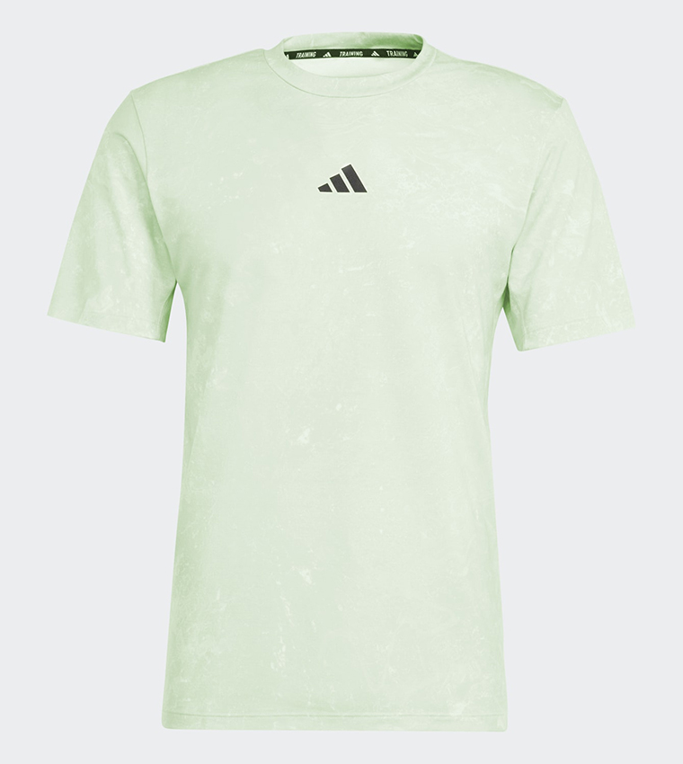 Printed Crew Neck Active T-Shirt