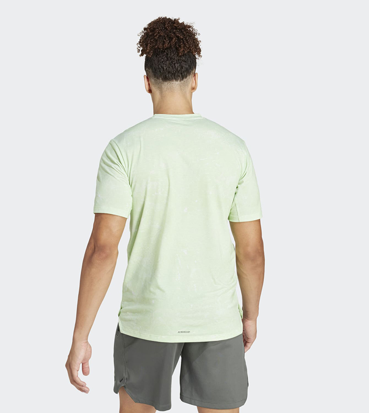 Printed Crew Neck Active T-Shirt