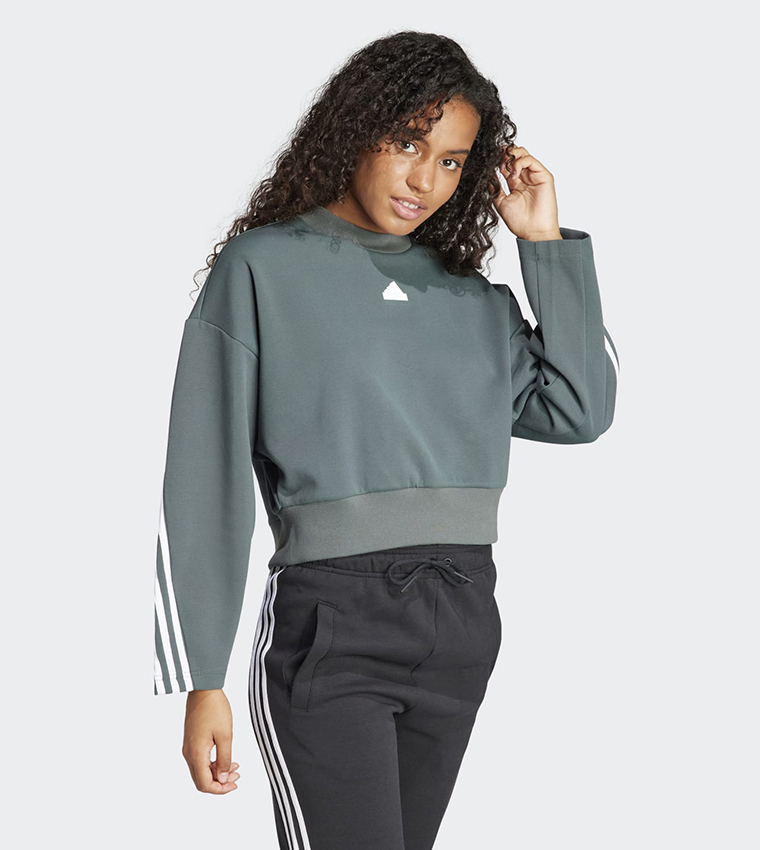 Future Icons 3-Stripes Crop Sweatshirt