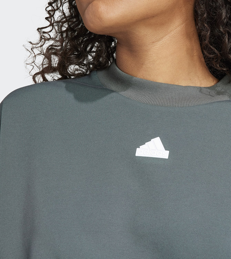 Future Icons 3-Stripes Crop Sweatshirt