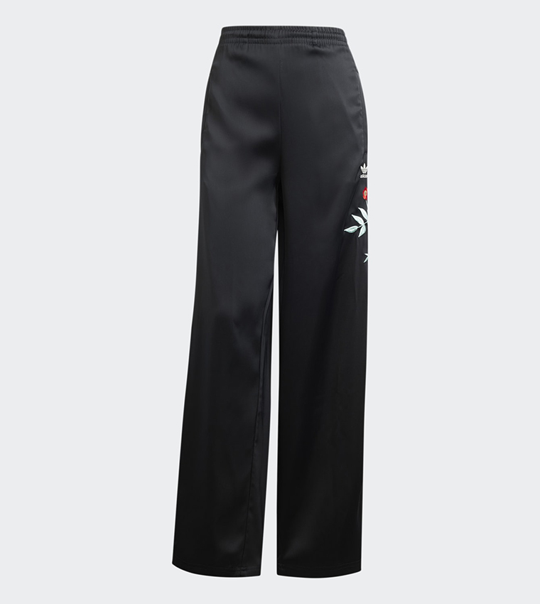 Floral Embroidered Firebird Track Pants