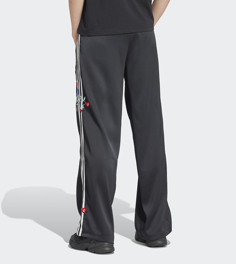Floral Embroidered Firebird Track Pants