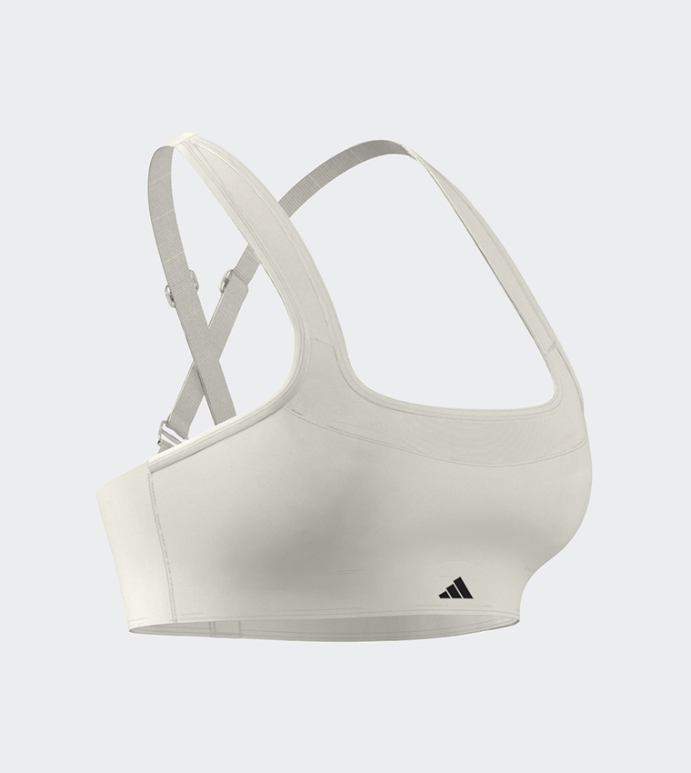 Buy Adidas TLRD Impact High Support Sports Bra In White