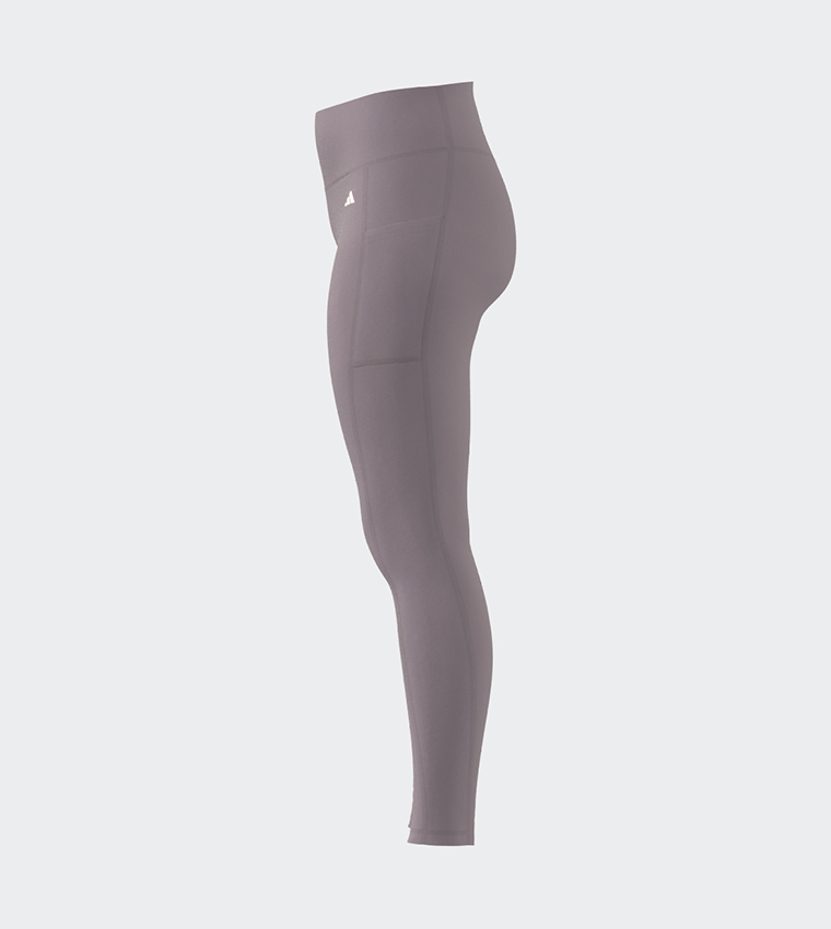 Buy Adidas Optime Active Leggings In Purple | 6thStreet Saudi Arabia