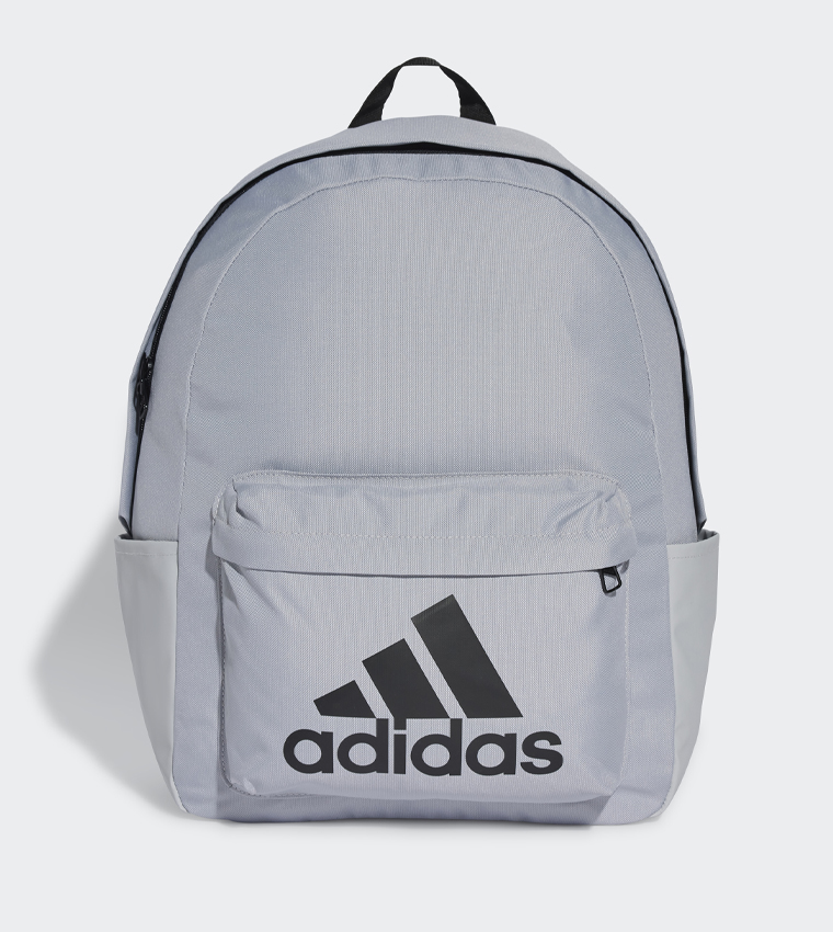 Buy Adidas Classic Logo Printed Backpack In Grey 6thStreet Saudi Arabia