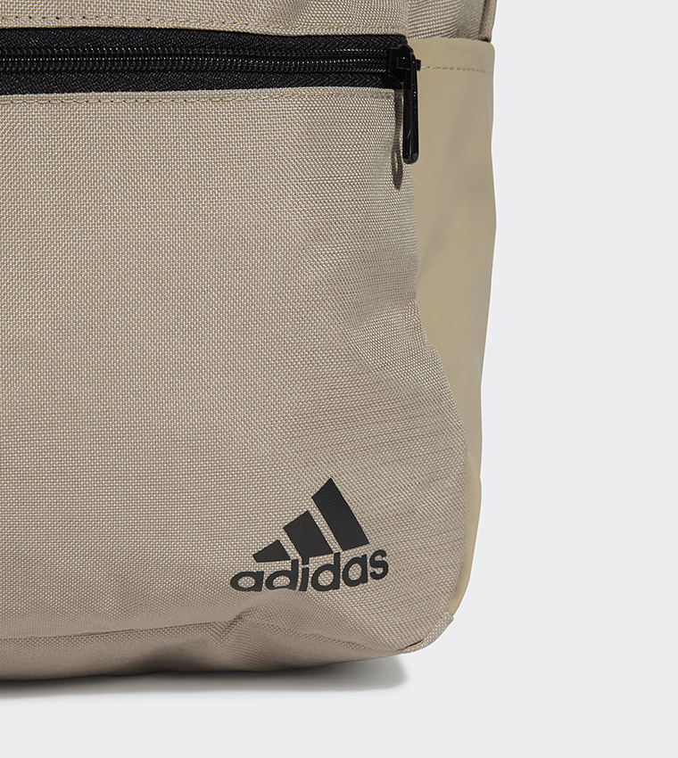 Classic Horizontal 3-Stripes Backpack with Pouch