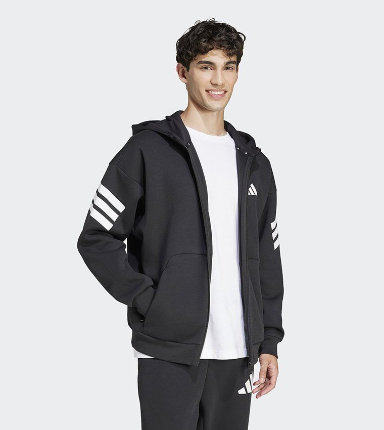 Future Icons 3-Stripes Full-Zip Hooded Jacket