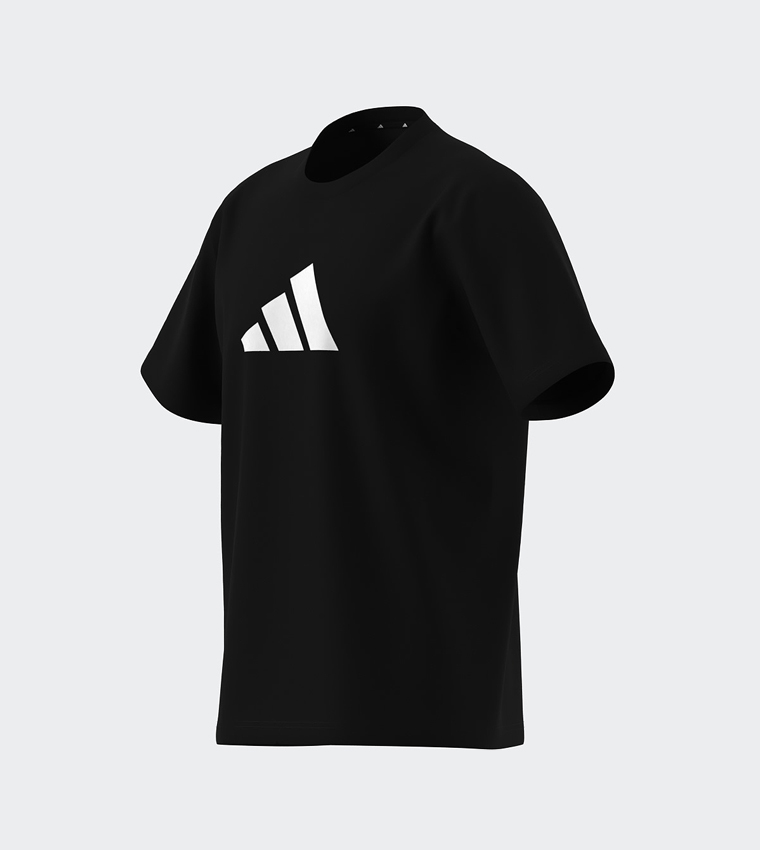 Future Icons 3 Bar Logo Print Casual T-Shirt