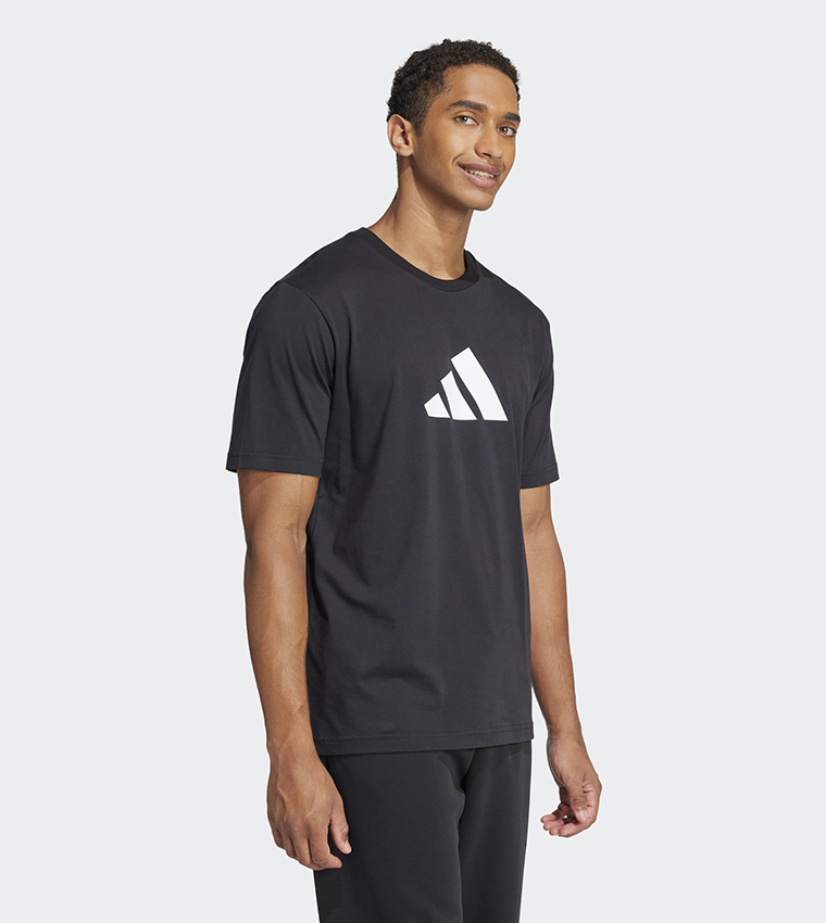 Future Icons 3 Bar Logo Print Casual T-Shirt