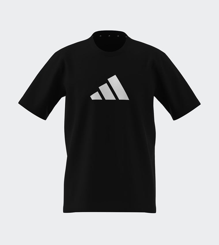 Future Icons 3 Bar Logo Print Casual T-Shirt