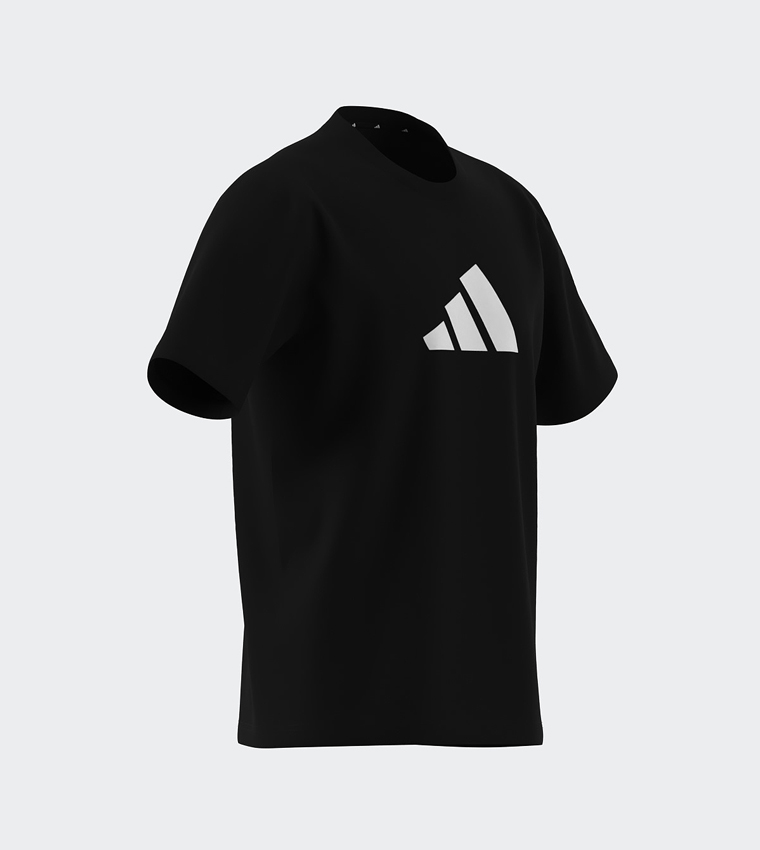 Future Icons 3 Bar Logo Print Casual T-Shirt